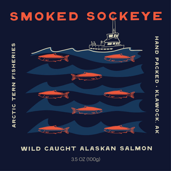 Alder-Smoked Tinned Sockeye